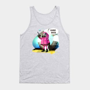 squid game pink jumpsuit, Circle mask Tank Top